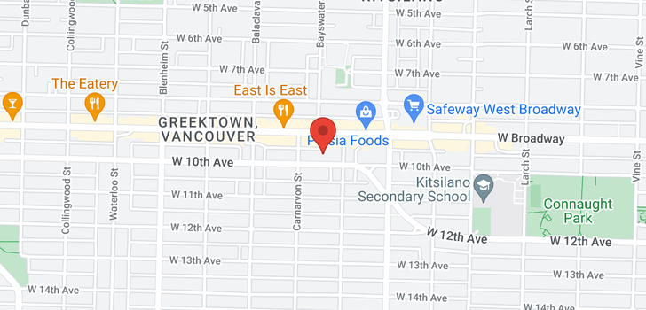 map of 2935 W 10TH AVENUE